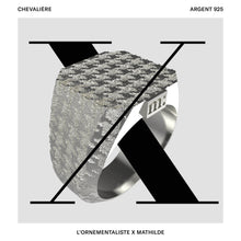 Charger l&#39;image dans la galerie, sterling silver signet ring, L’Ornementaliste X math:lde clothing
